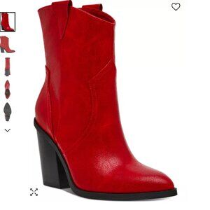 DV Women's Nazareth Dressy Pointed-Toe Block-Heel Western Booties